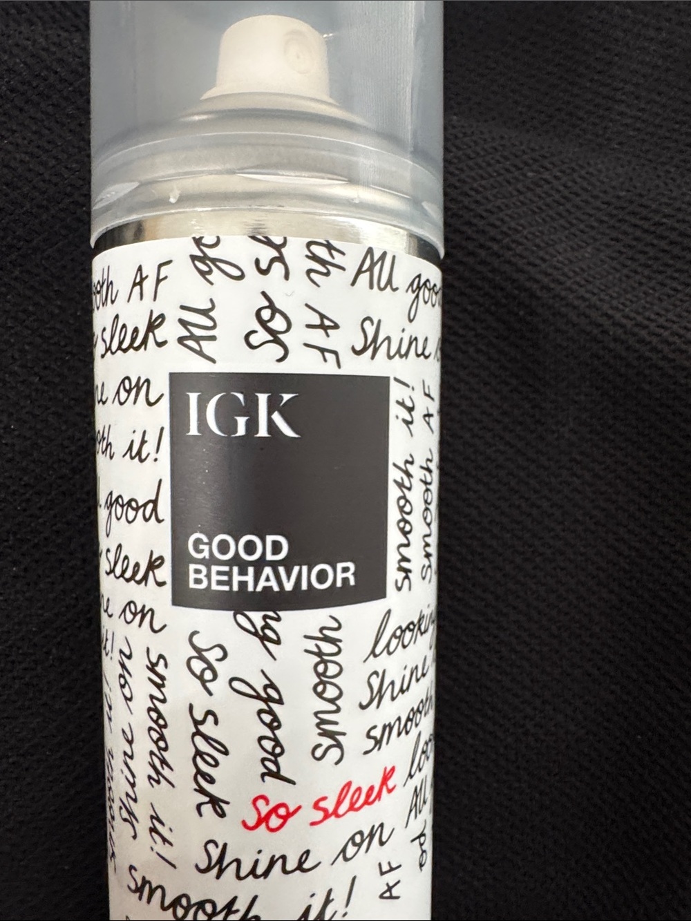 IGK Good Behavior Spirulina Protein Smoothing Spray - White - Picture 2 of 3